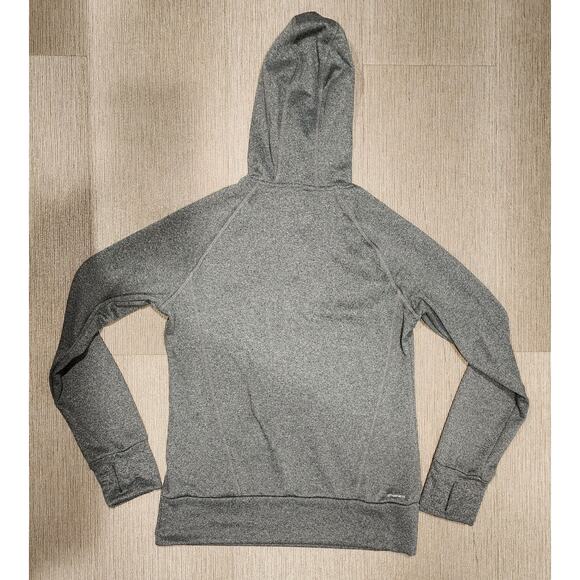 Adidas heathered gray fleece lined hoodie size M - Picture 6 of 9